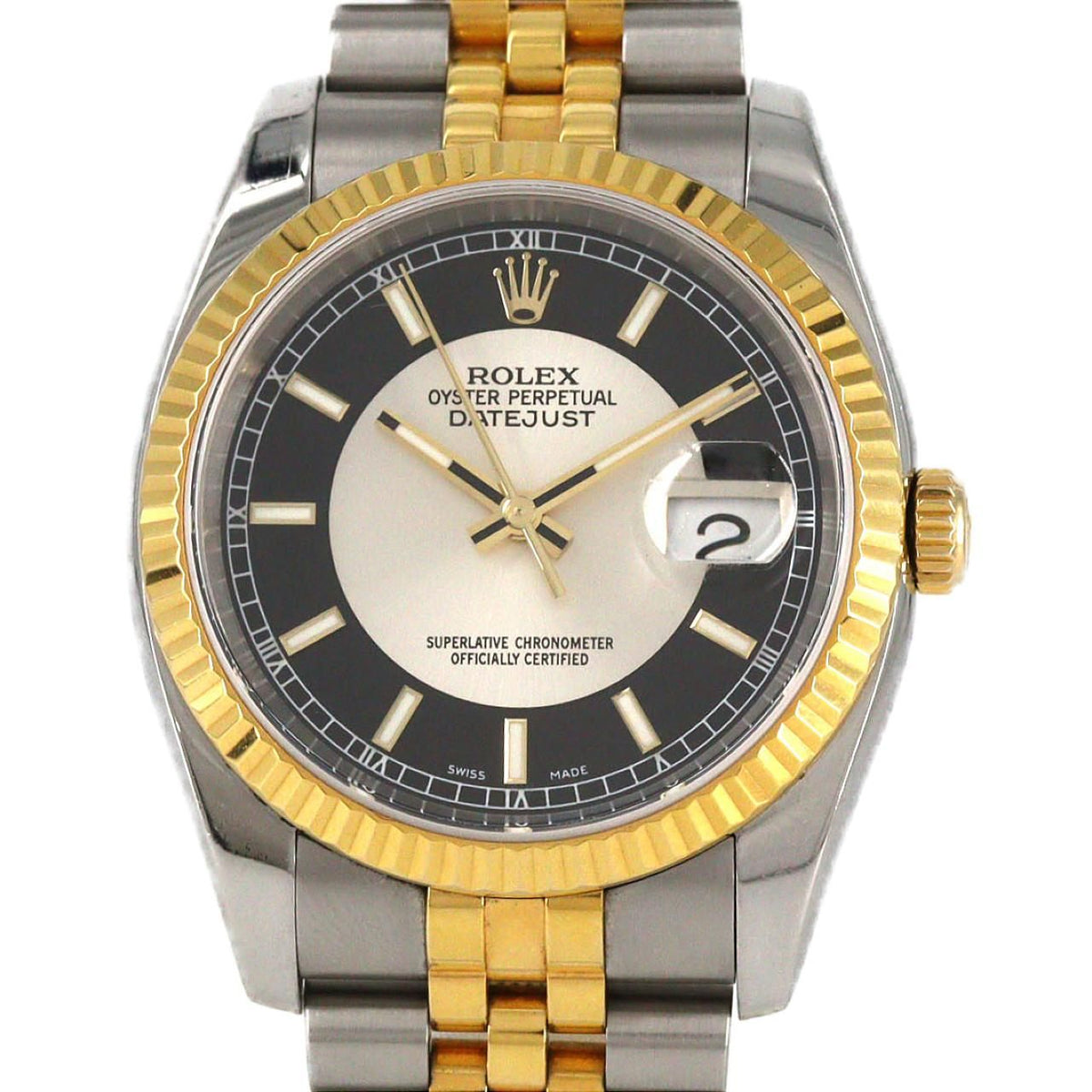 Rolex Datejust Stainless Steel Yellow Gold Automatic