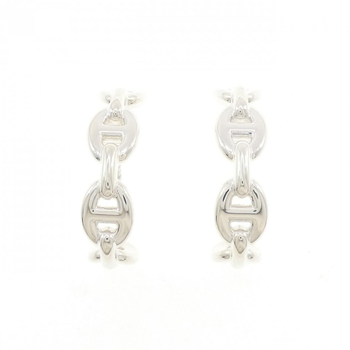 Hermes 925 Earrings Silver