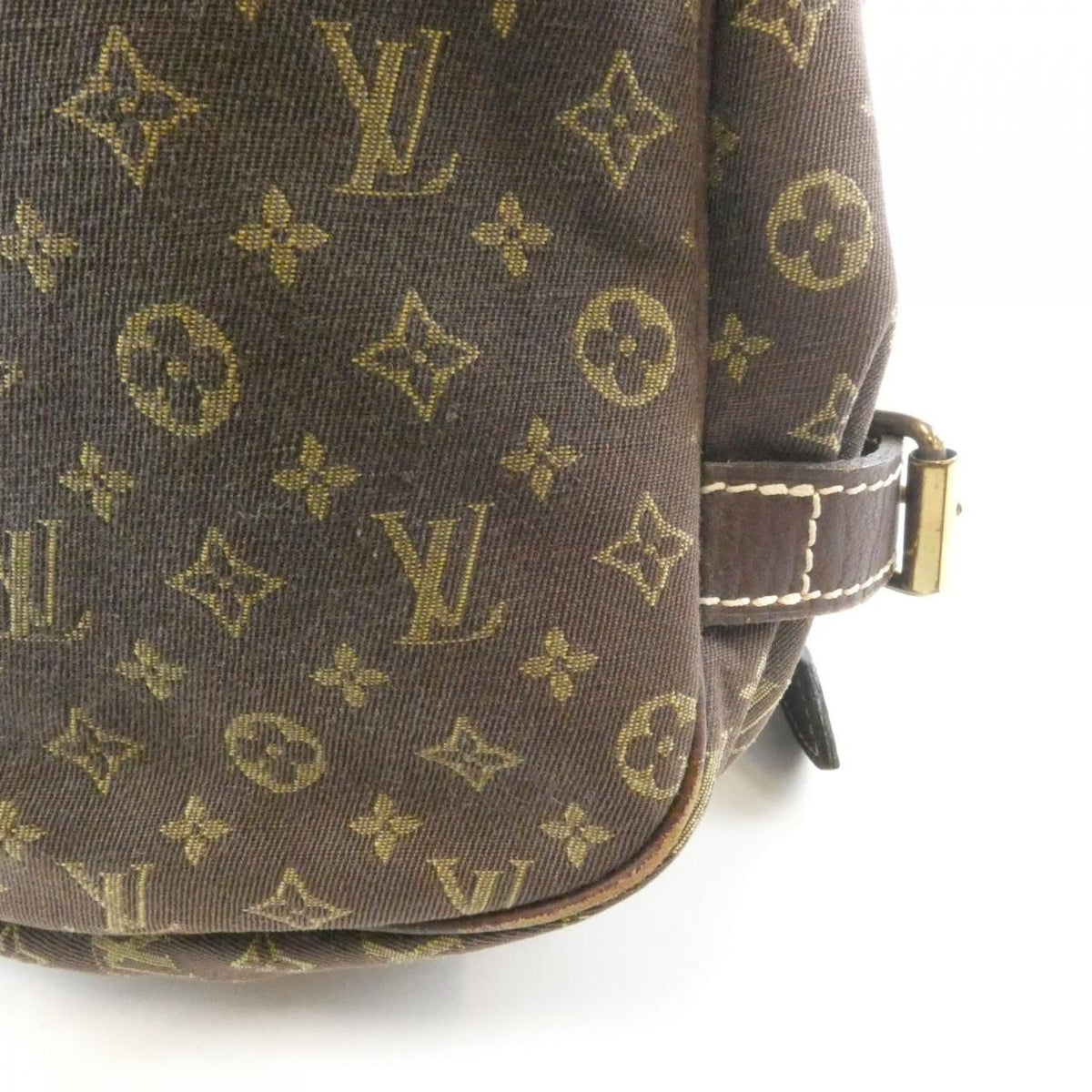 Louis Vuitton Monogram Mini Lin Saumur 30 — view 4