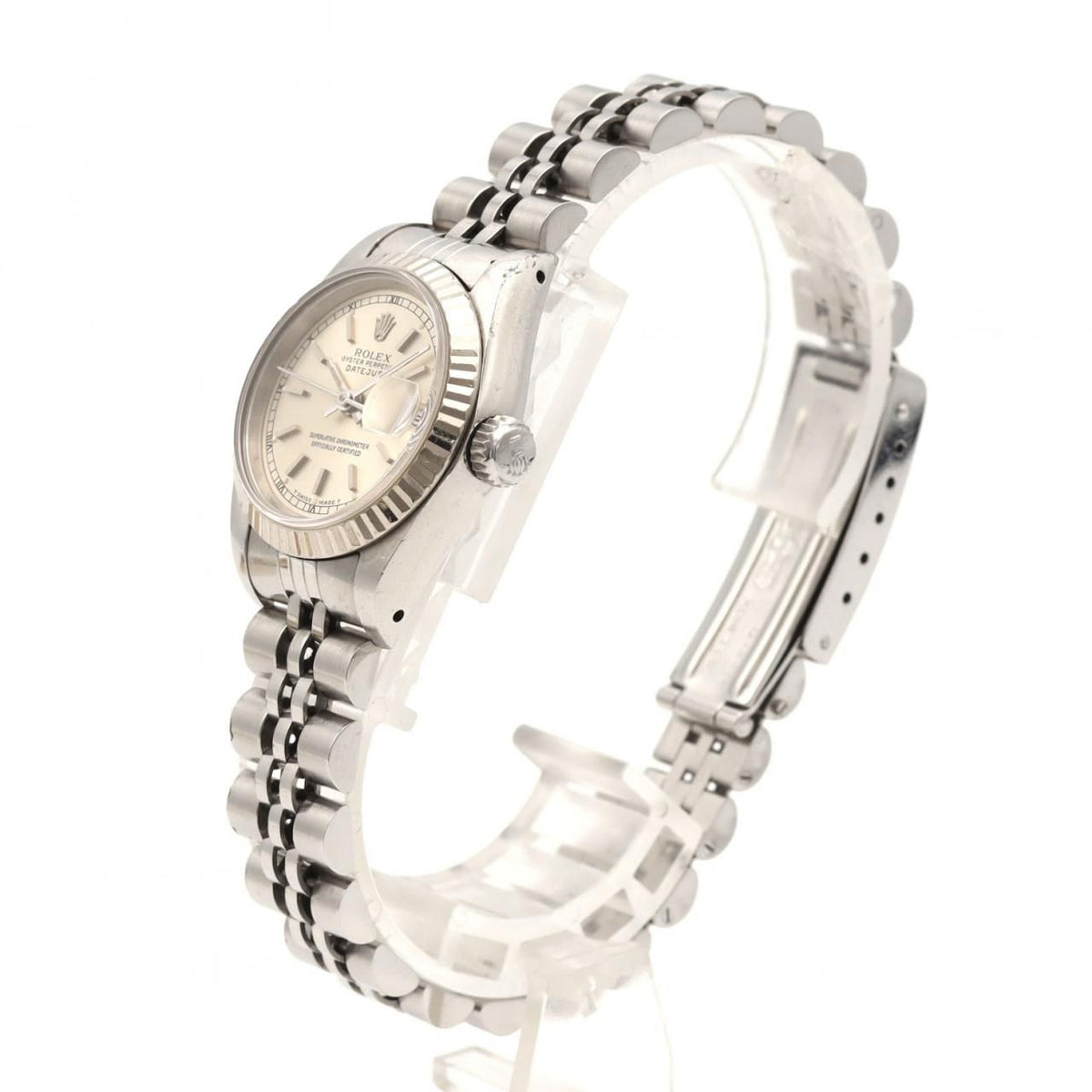 Rolex Datejust Stainless Steel White Gold Automatic — view 2