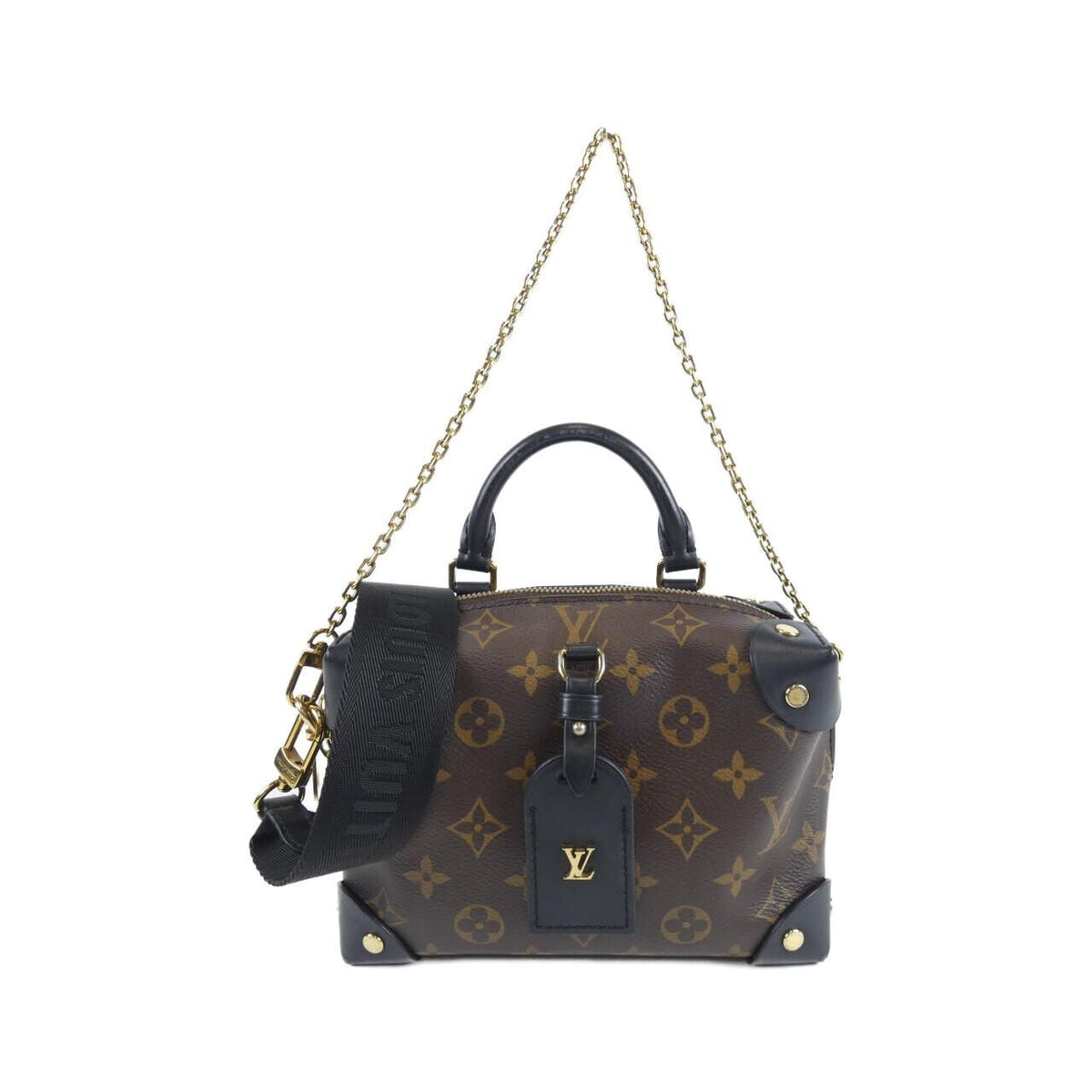 Louis Vuitton Monogram Petite Malle Souple Bag