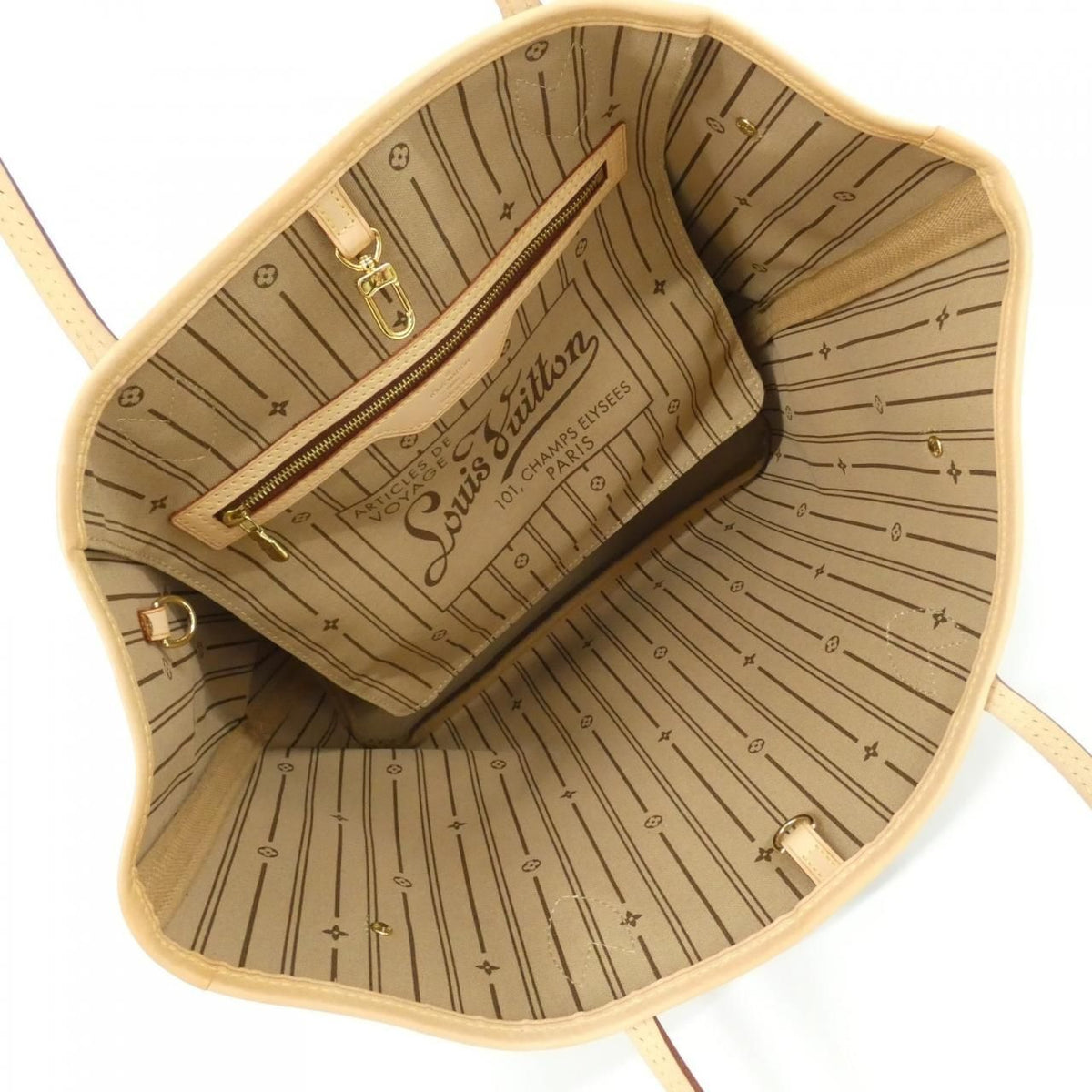 Louis Vuitton Monogram Neverfull MM Bag — view 8