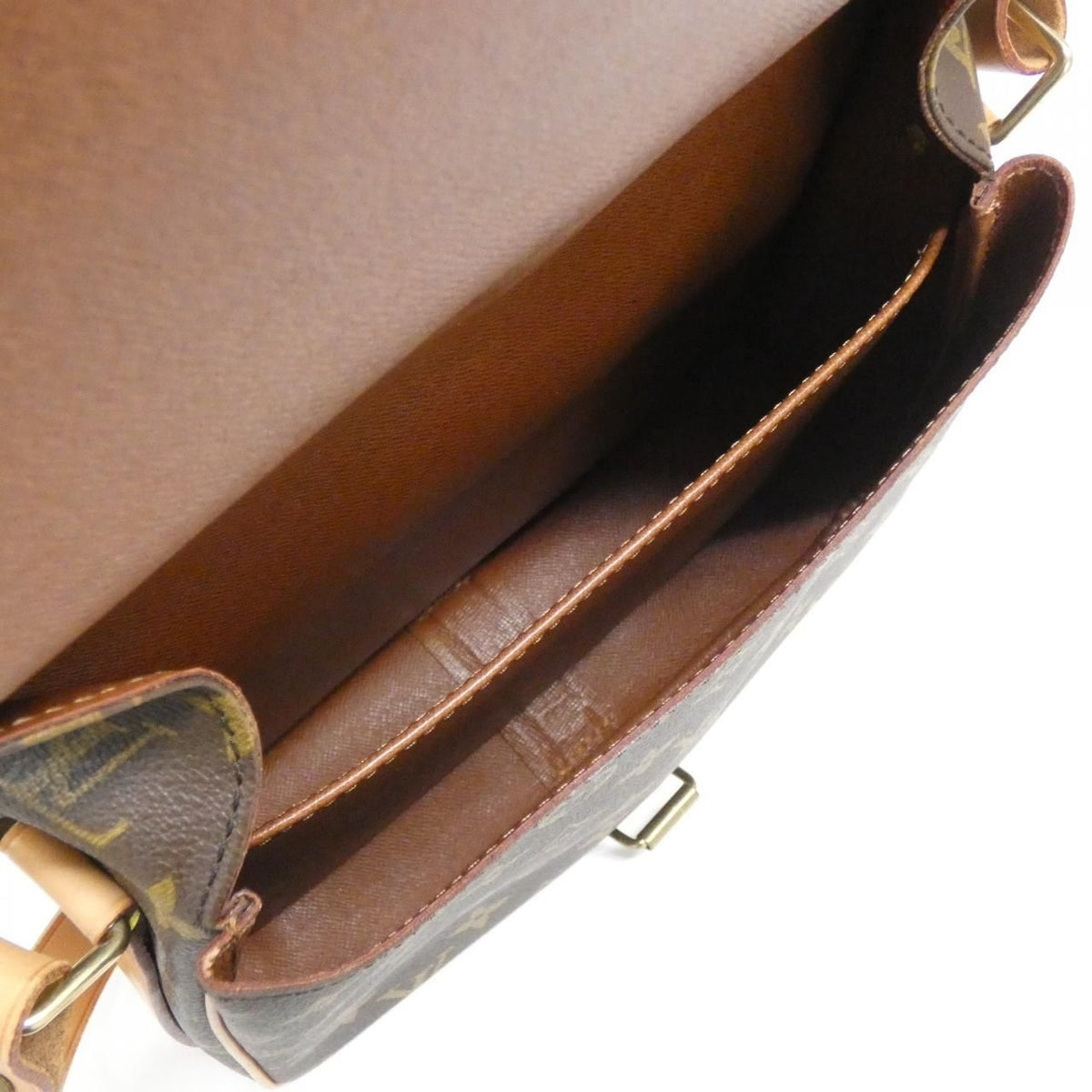 Louis Vuitton Vintage Monogram Cartouchiere 26 Shoulder Bag — view 8