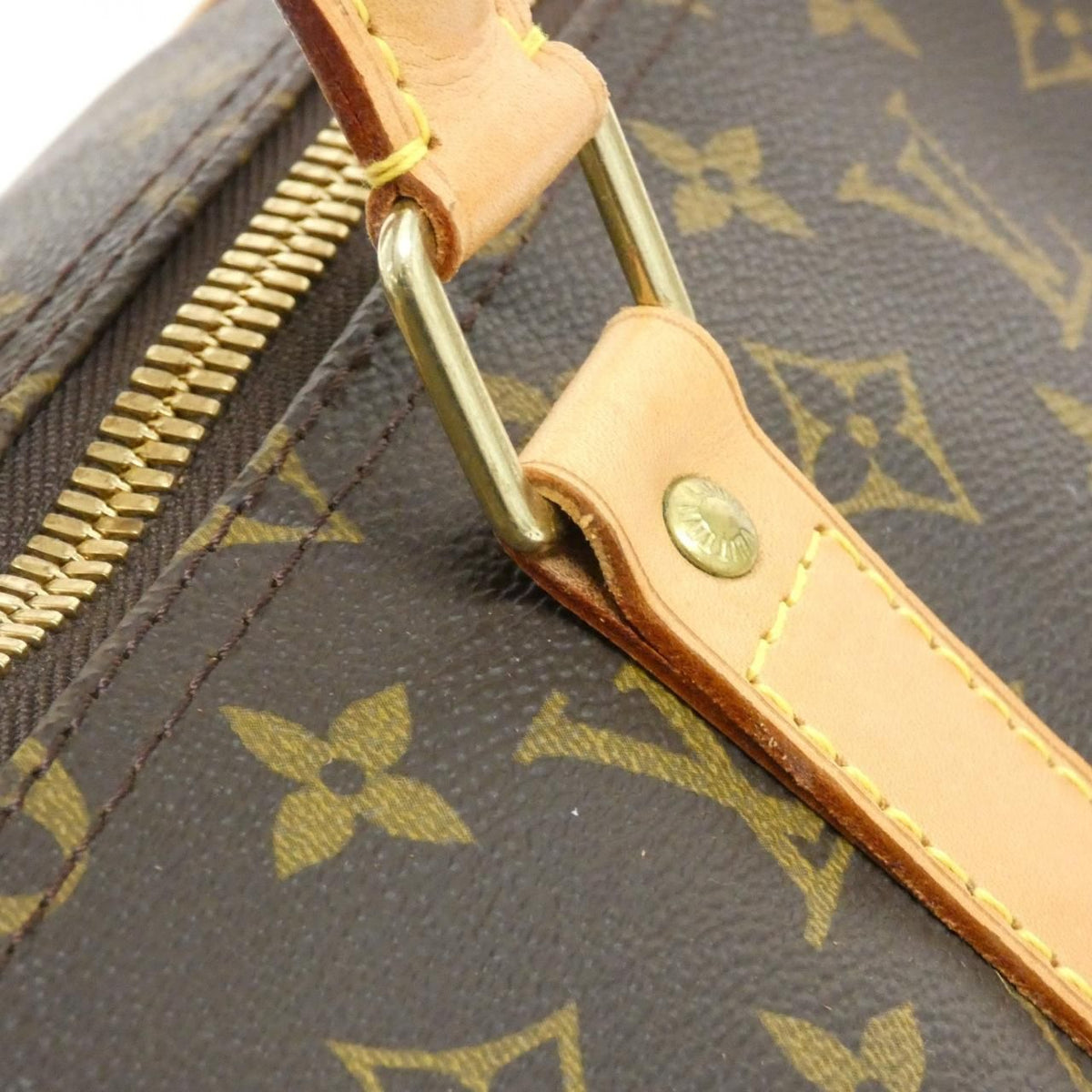 Louis Vuitton Vintage Monogram Keepall 55 Boston Bag — view 7