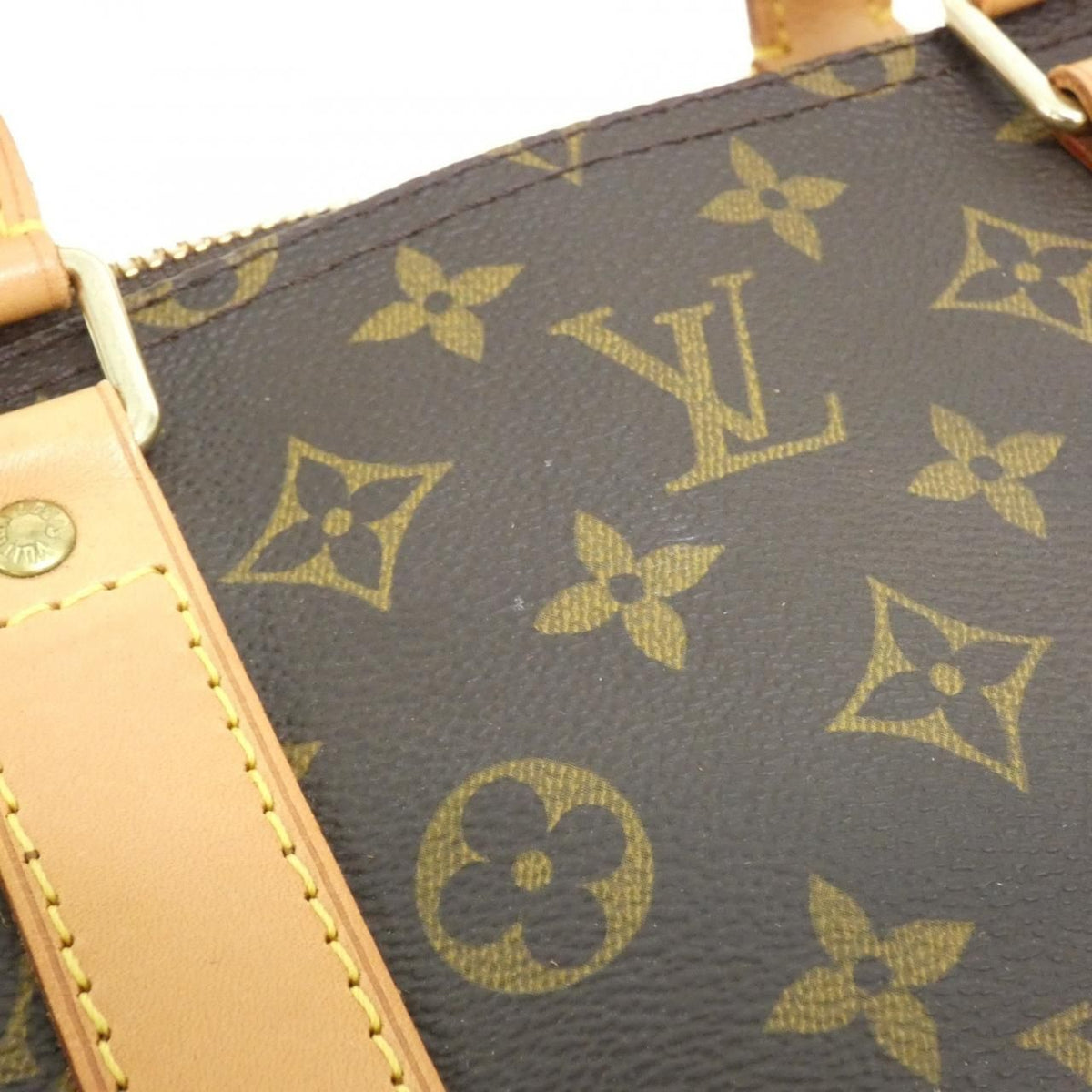 Louis Vuitton Vintage Monogram Keepall 55 Boston Bag — view 4
