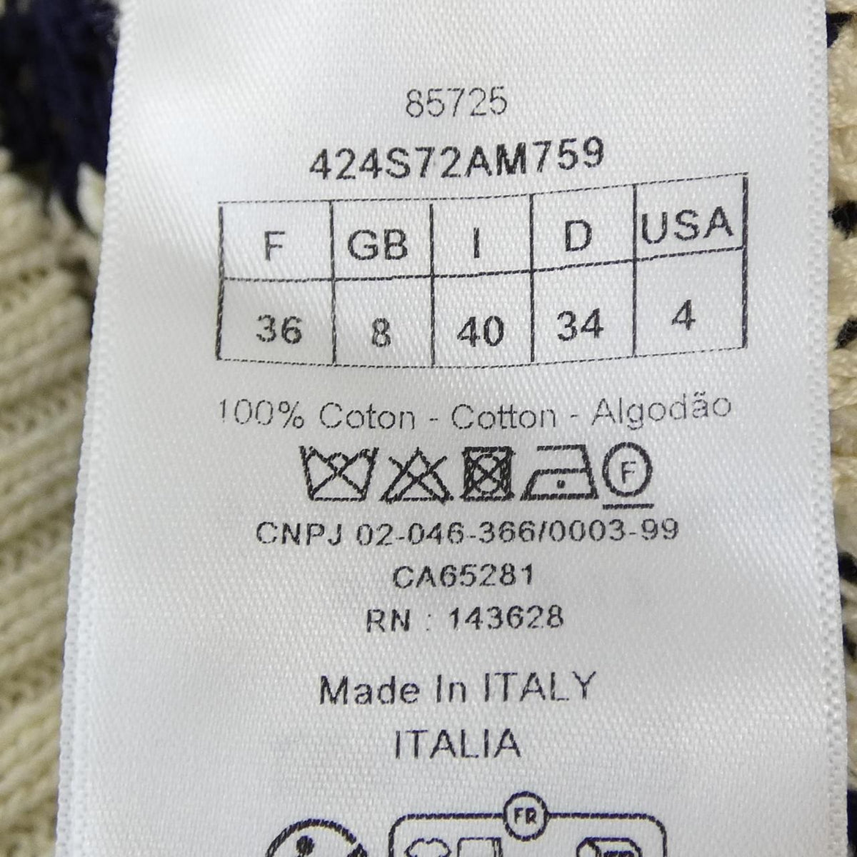 Dior Knit Sweater Navy — view 3