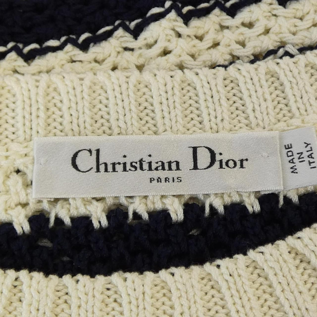Dior Knit Sweater Navy — view 4