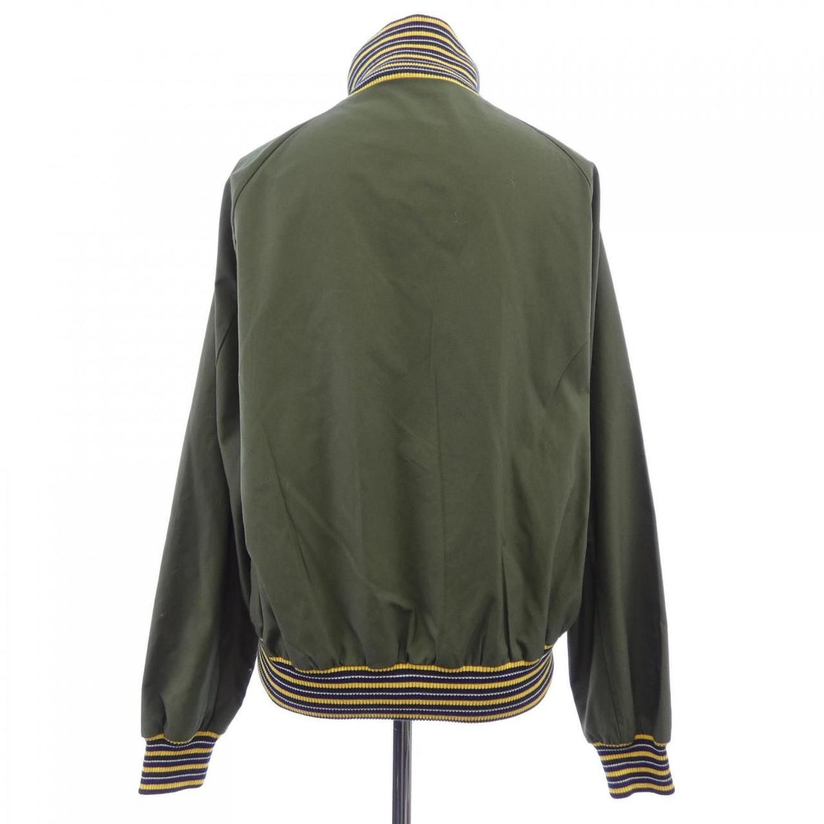 Prada Triangle Logo Poplin Turtleneck Jacket — view 2