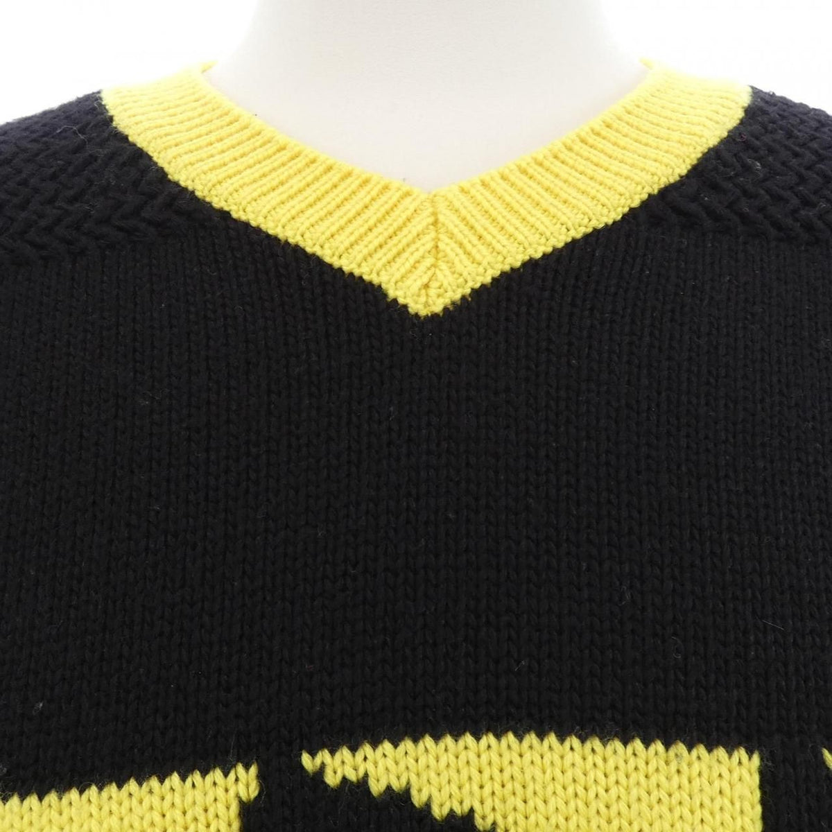 Louis Vuitton Intarsia Football T-Shirt Knit Sweater — view 5