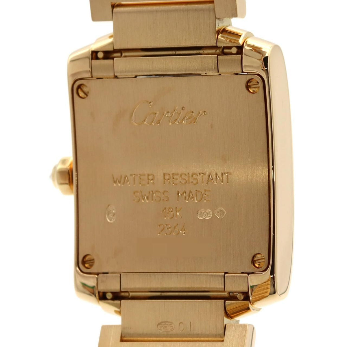 Cartier Tank Francaise SM YG D YG Quartz Watch — view 5