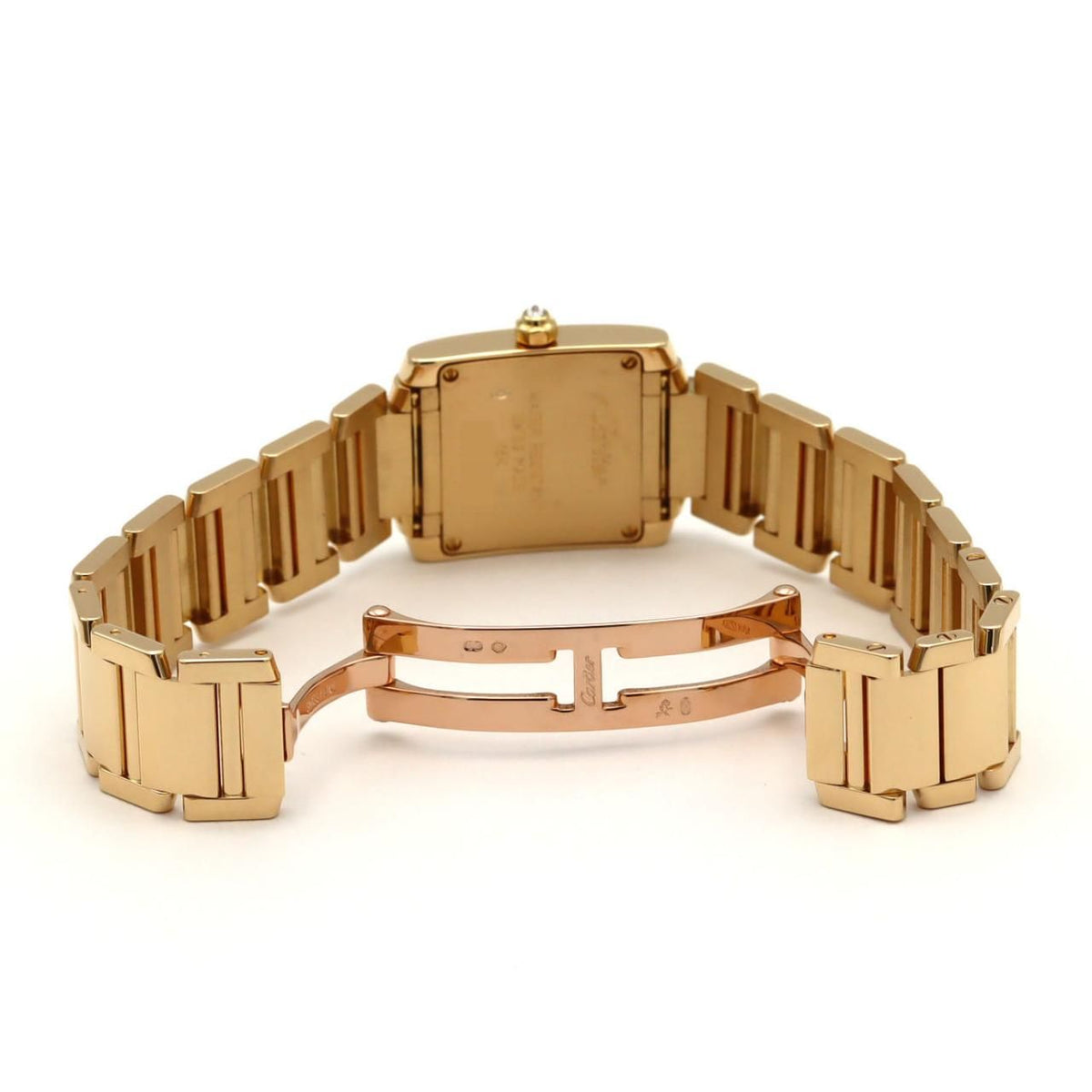 Cartier Tank Francaise SM YG D YG Quartz Watch — view 6