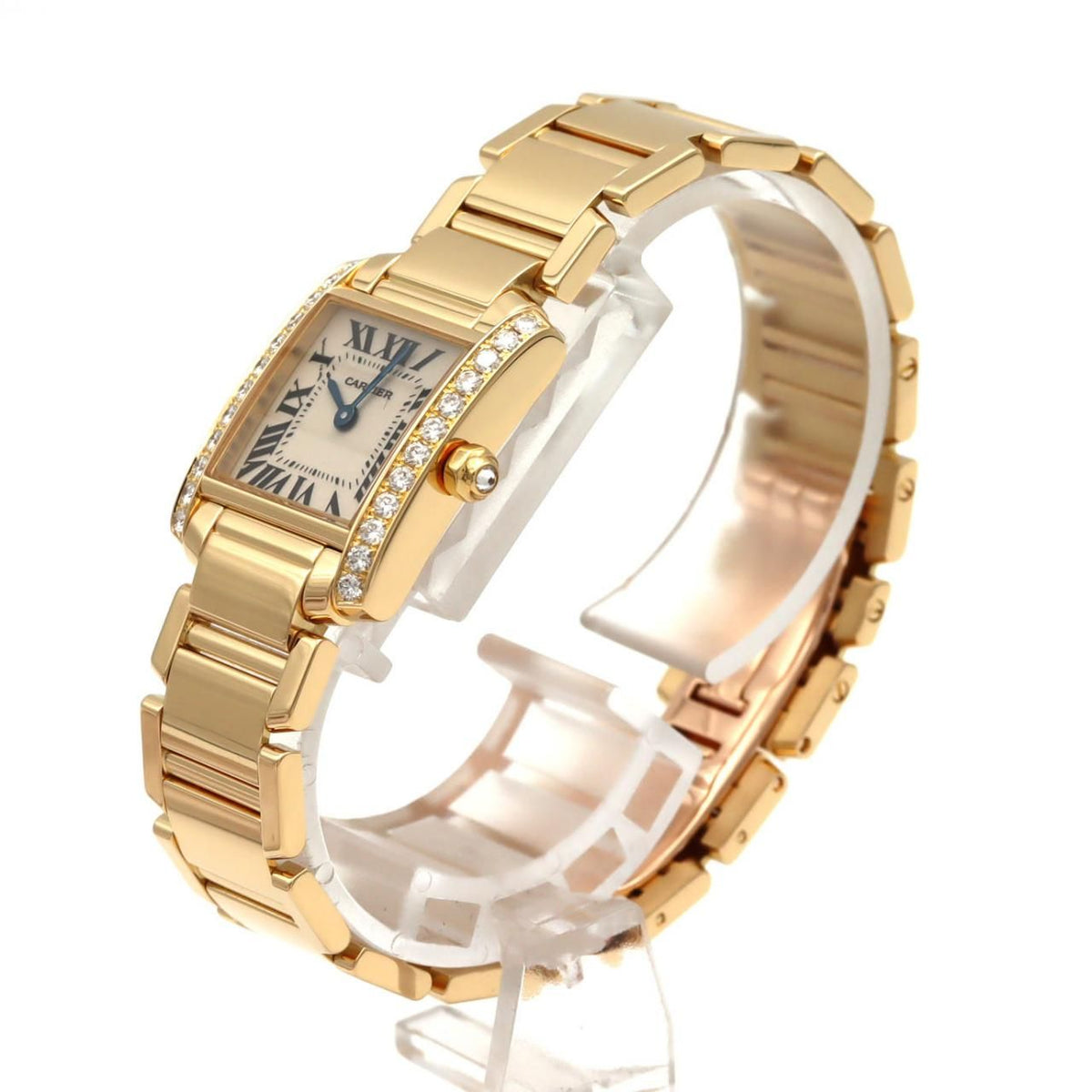 Cartier Tank Francaise SM YG D YG Quartz Watch — view 2