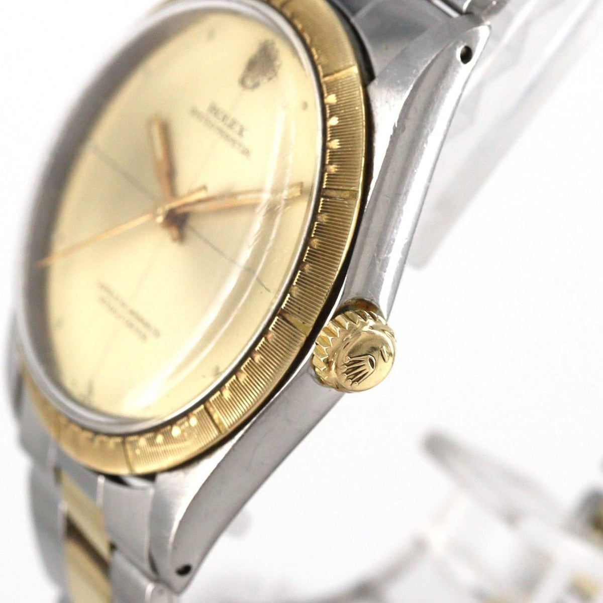 Rolex Oyster Perpetual Stainless Steel Yellow Gold Automatic — view 3