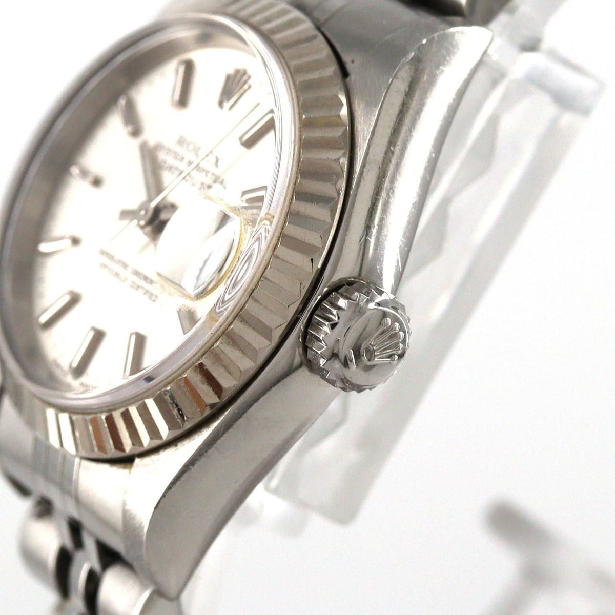 Rolex Datejust Stainless Steel White Gold Automatic — view 3
