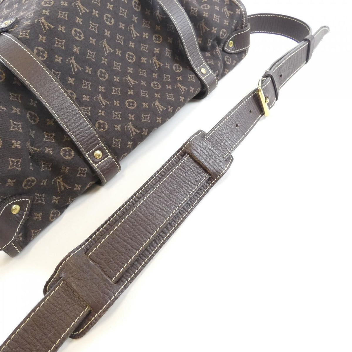 Louis Vuitton Monogram Mini Lin Saumur XL — view 7