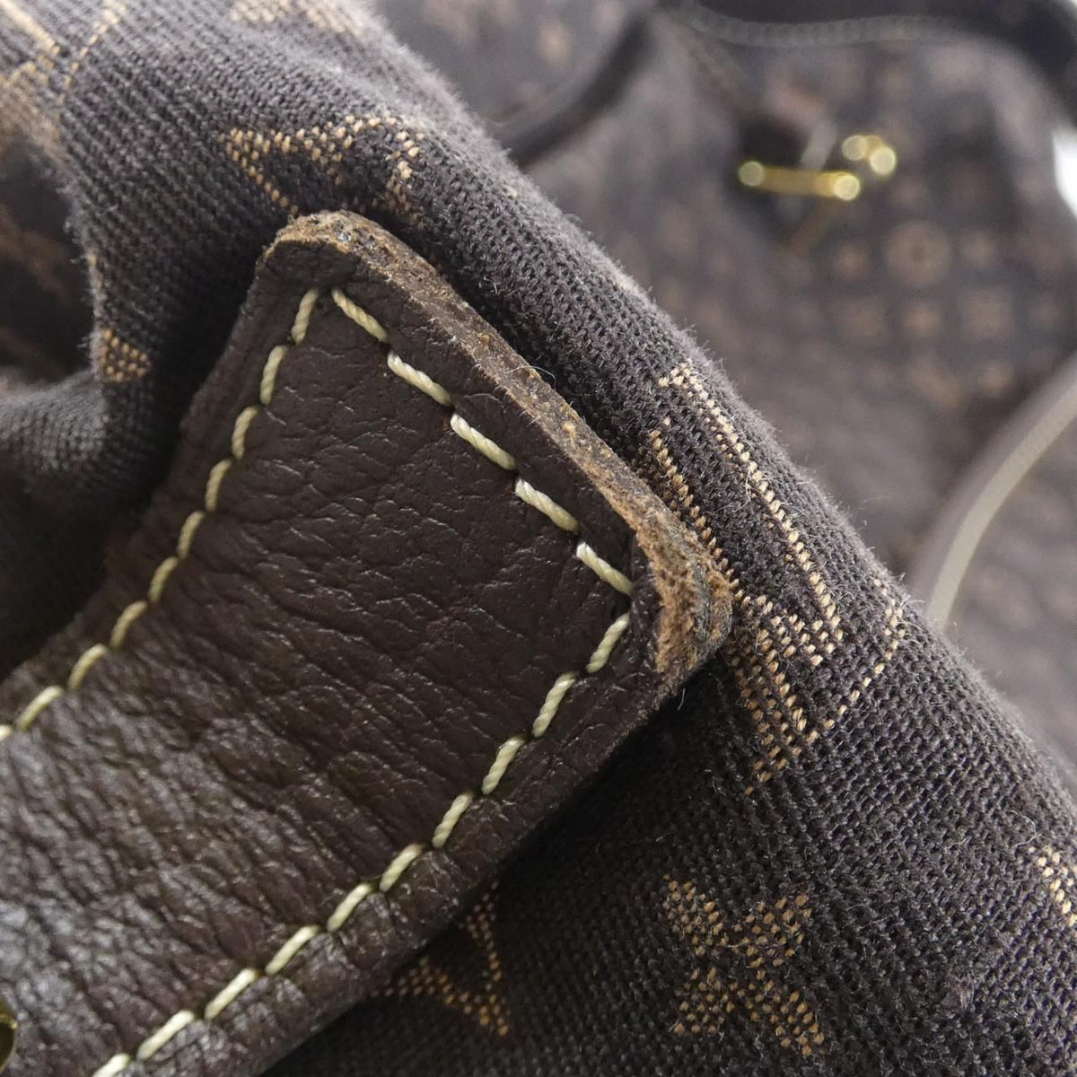 Louis Vuitton Monogram Mini Lin Saumur XL — view 6