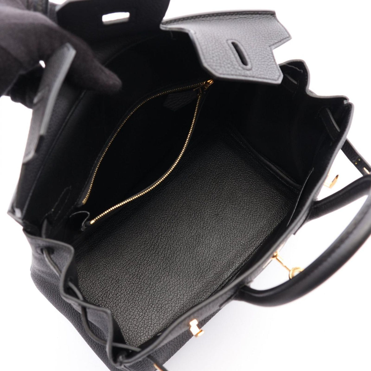 Hermes Handbag Birkin 25 Black — view 3