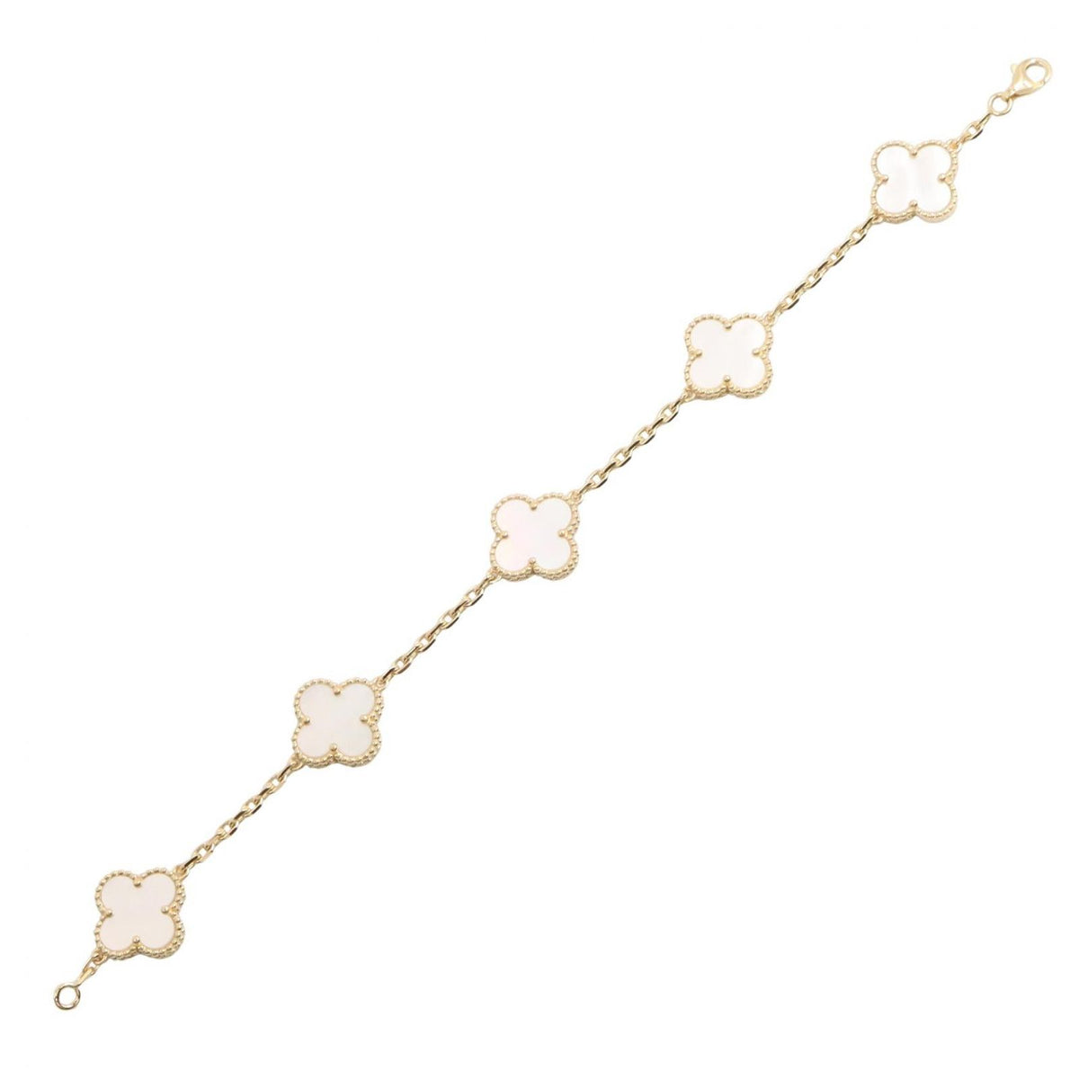 Van Cleef & Arpels Bracelet Vintage Alhambra Mother of Pearl 18k — view 3