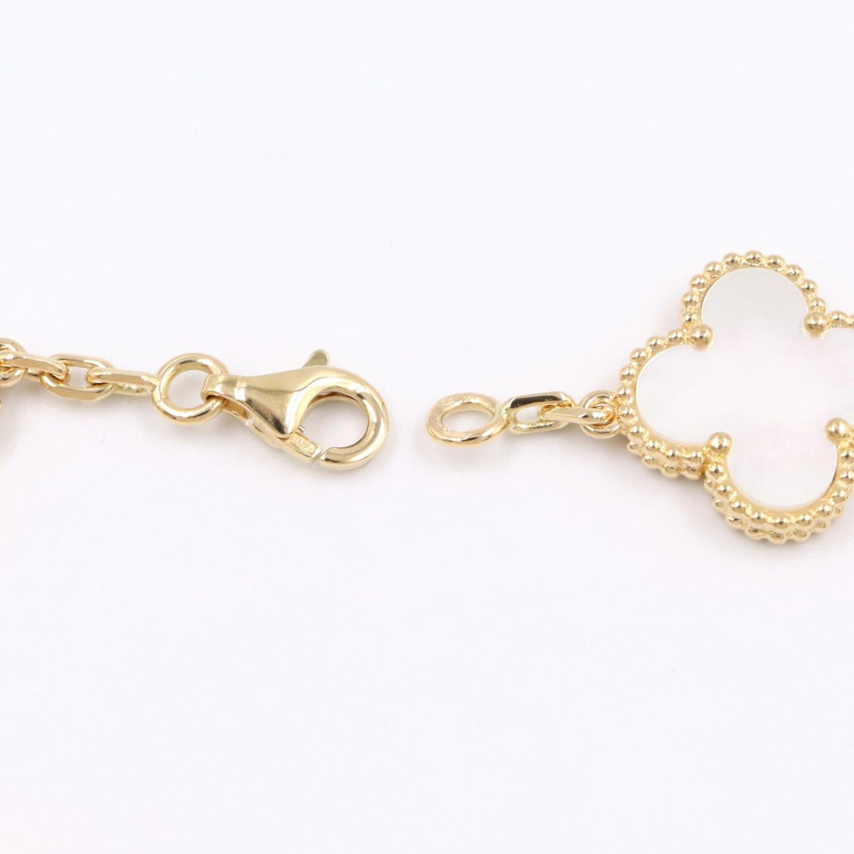 Van Cleef & Arpels Bracelet Vintage Alhambra Mother of Pearl 18k — view 5