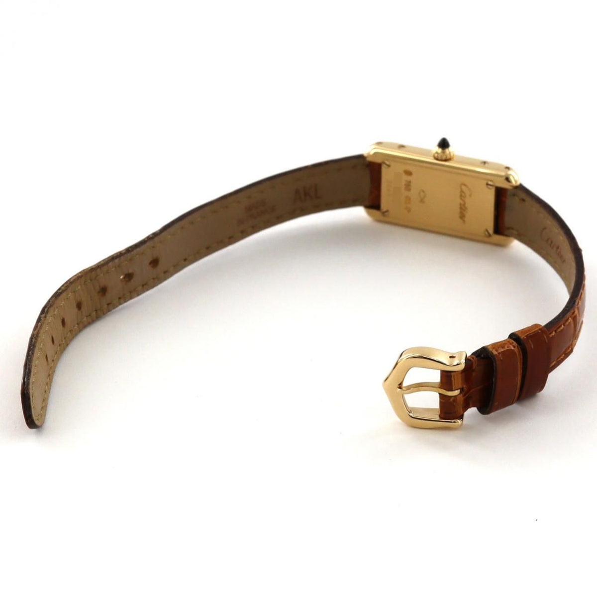 Cartier Tank Aronje YG Quartz Watch — view 6