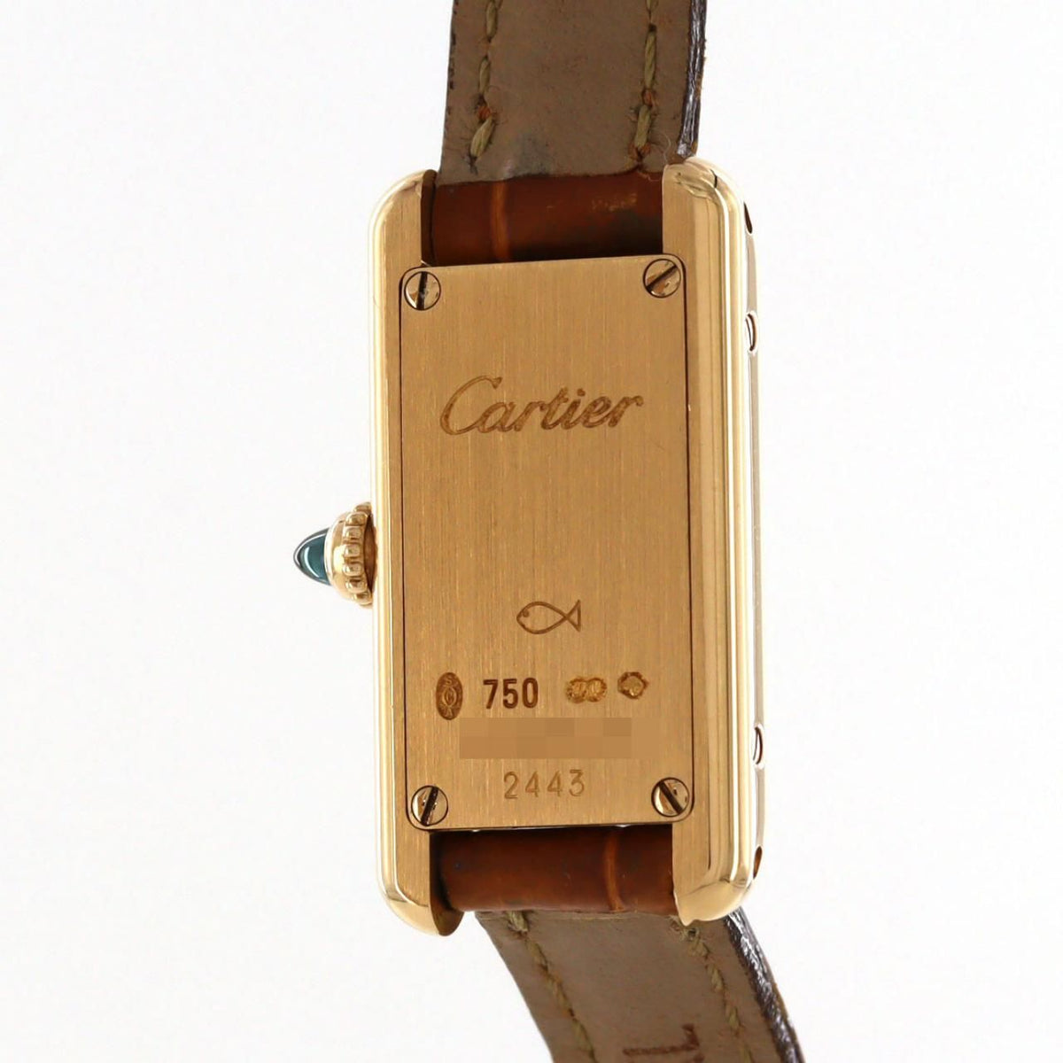 Cartier Tank Aronje YG Quartz Watch — view 5