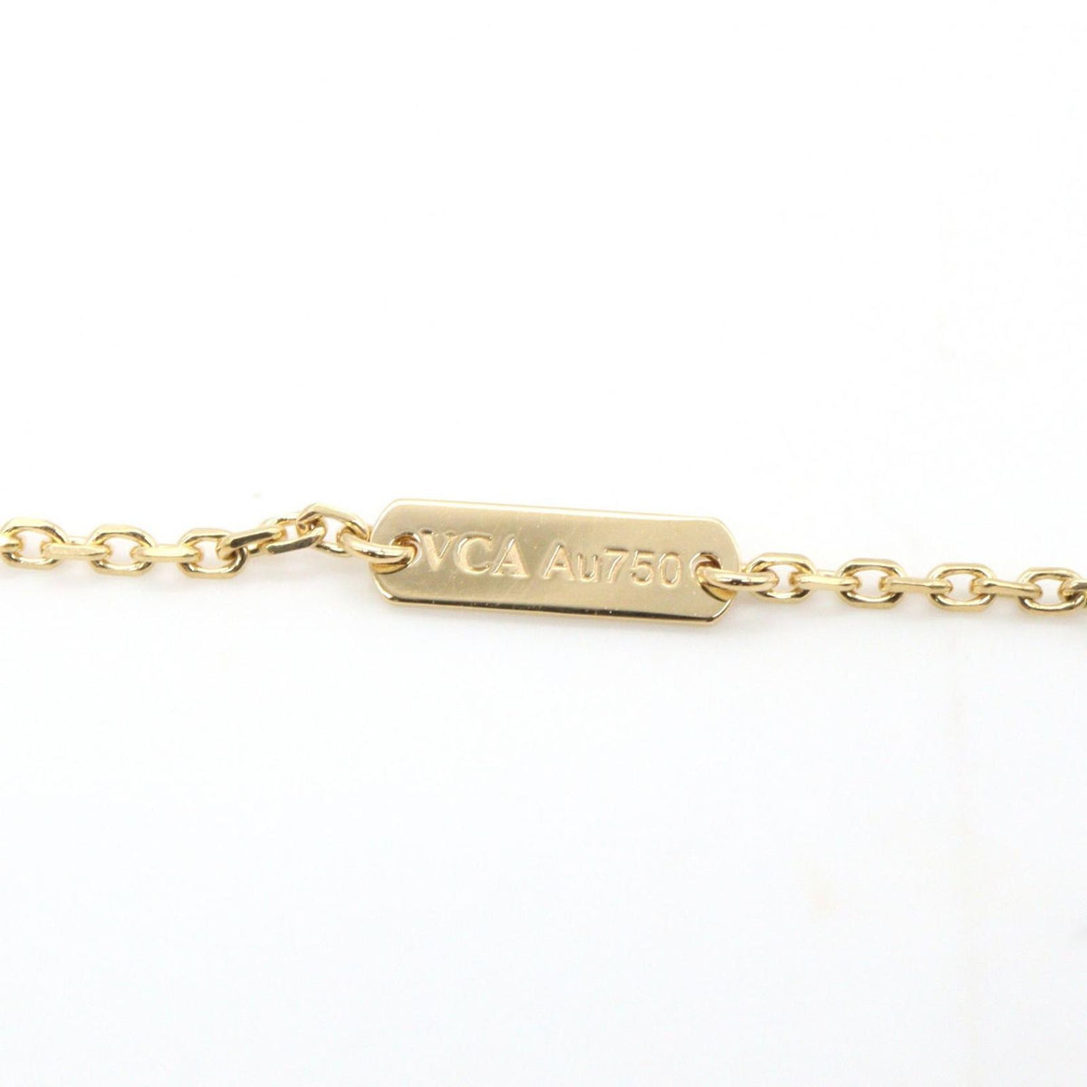 Van Cleef & Arpels Necklace Vintage Alhambra Mother of Pearl 42 18k — view 3
