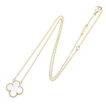 Van Cleef & Arpels Necklace Vintage Alhambra Mother of Pearl 42 18k — view 2