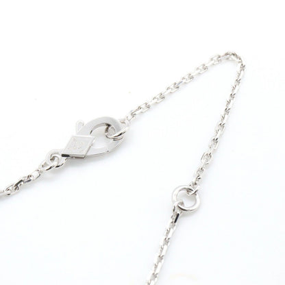 Van Cleef & Arpels Necklace Vintage Alhambra Mother of Pearl 41.5 18k White Gold — view 4