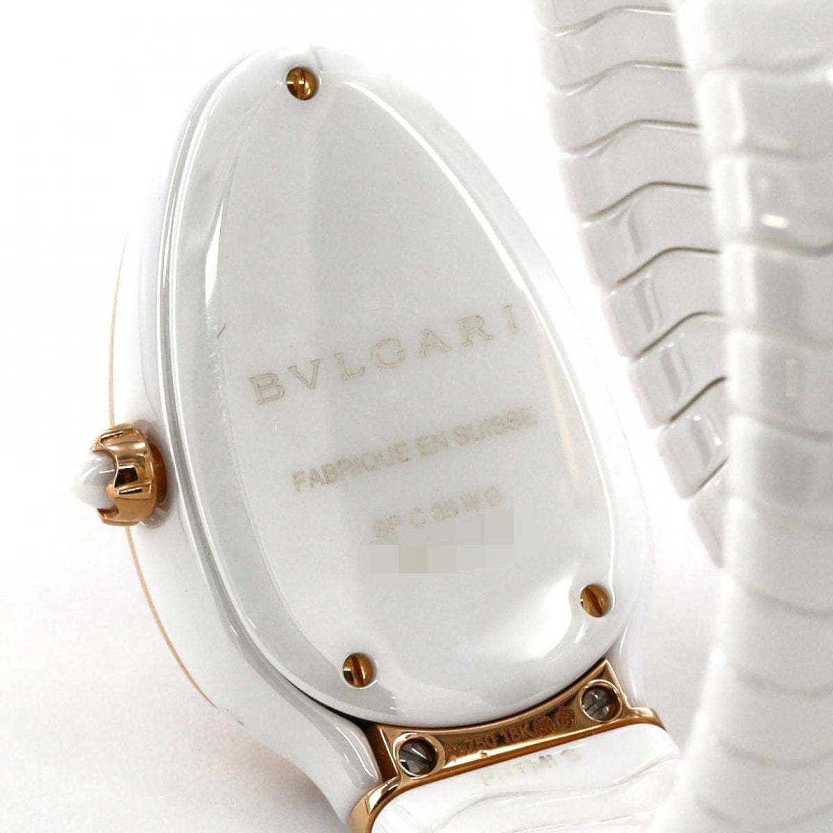 Bvlgari Serpenti Spiga Ceramic PG D S Quartz Watch — view 5
