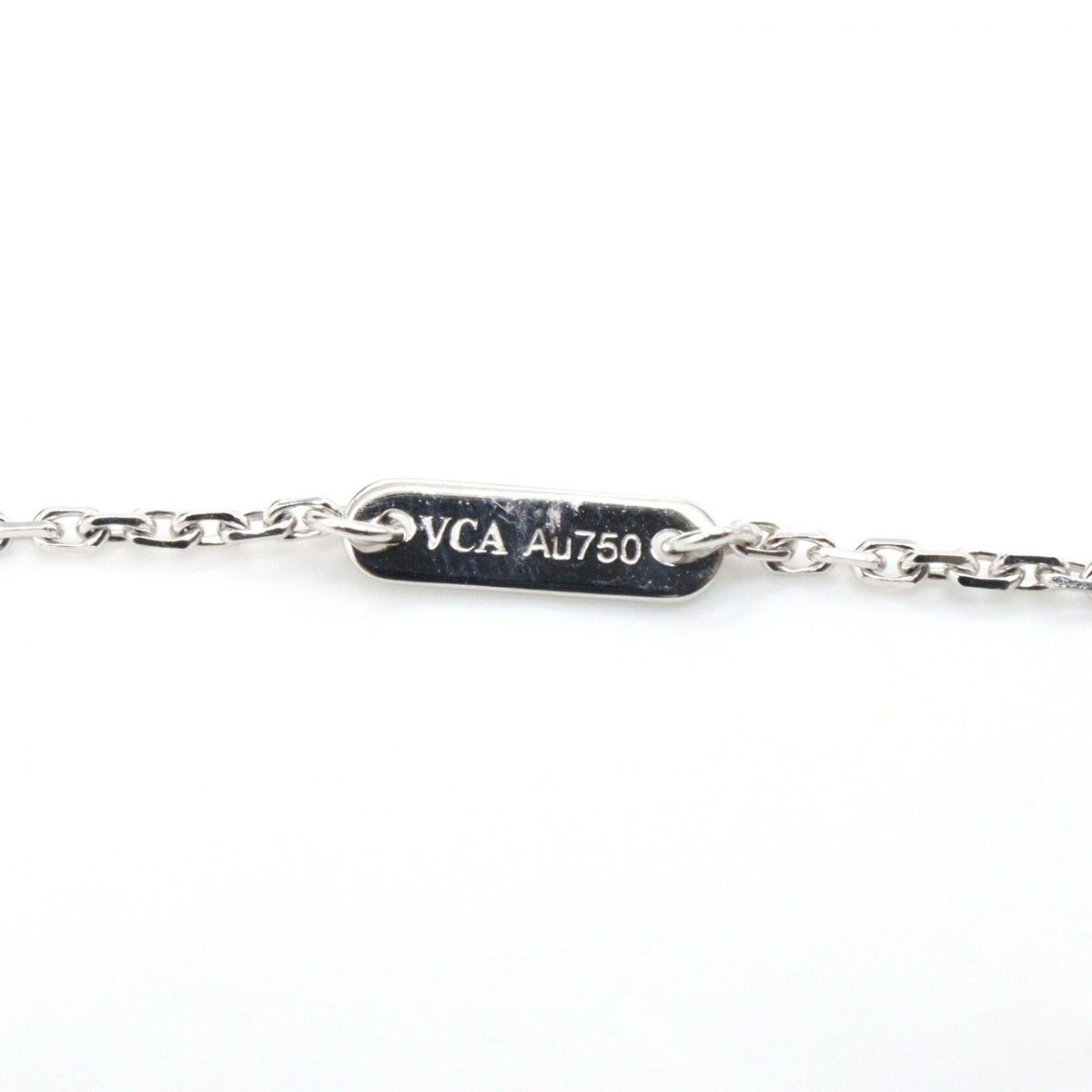 Van Cleef & Arpels Necklace Sweet Alhambra Diamond 40 18k White Gold — view 3