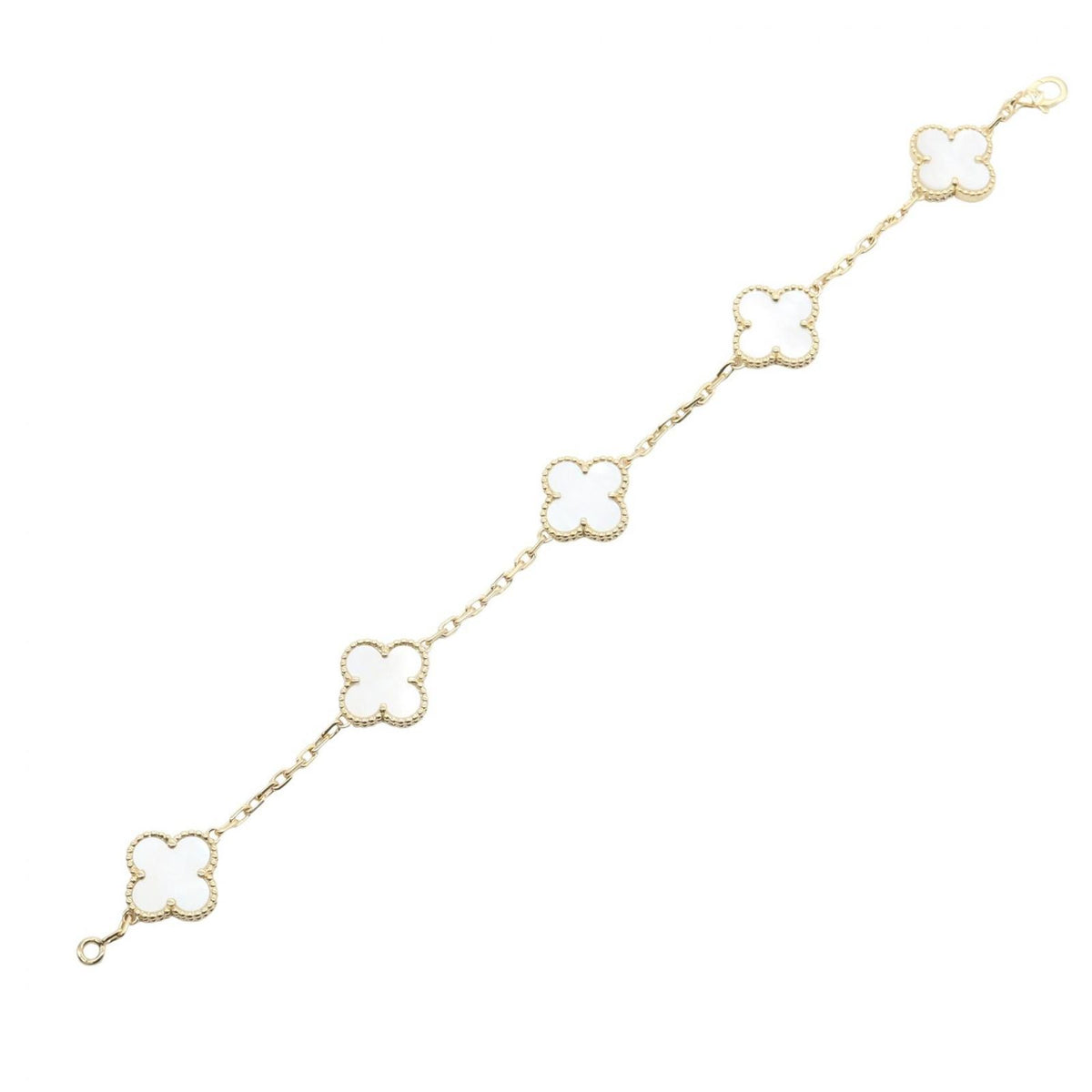 Van Cleef & Arpels Bracelet Vintage Alhambra Mother of Pearl 18k — view 3