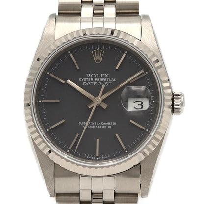 Rolex Datejust Stainless Steel White Gold Automatic
