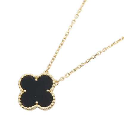 Van Cleef & Arpels Necklace Vintage Alhambra Onyx 42.5 18k