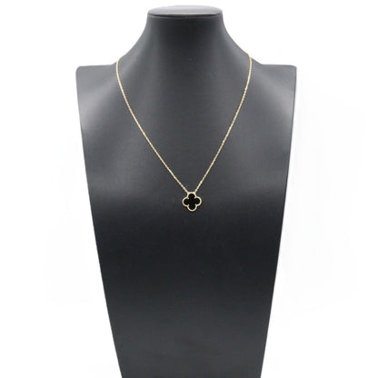 Van Cleef & Arpels Necklace Vintage Alhambra Onyx 42.5 18k — view 7