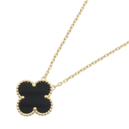 Van Cleef & Arpels Necklace Vintage Alhambra Onyx 42 18k