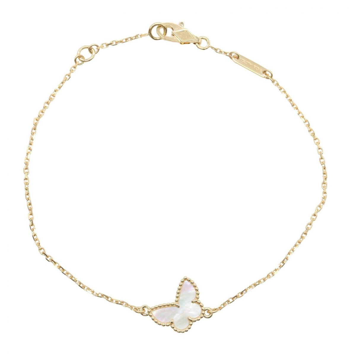 Van Cleef & Arpels Bracelet Sweet Alhambra Papillon Mother of Pearl 17 18k