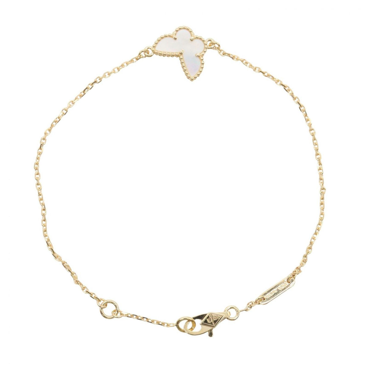Van Cleef & Arpels Bracelet Sweet Alhambra Papillon Mother of Pearl 17 18k — view 2
