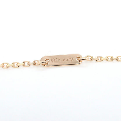 Van Cleef & Arpels Necklace Sweet Alhambra Carnelian 40.5 18k Pink Gold — view 3