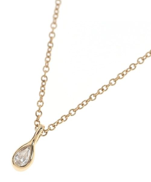 Tiffany & Co Pear Shape Diamond By the Yard Pendant Necklace 18K Rose Gold
