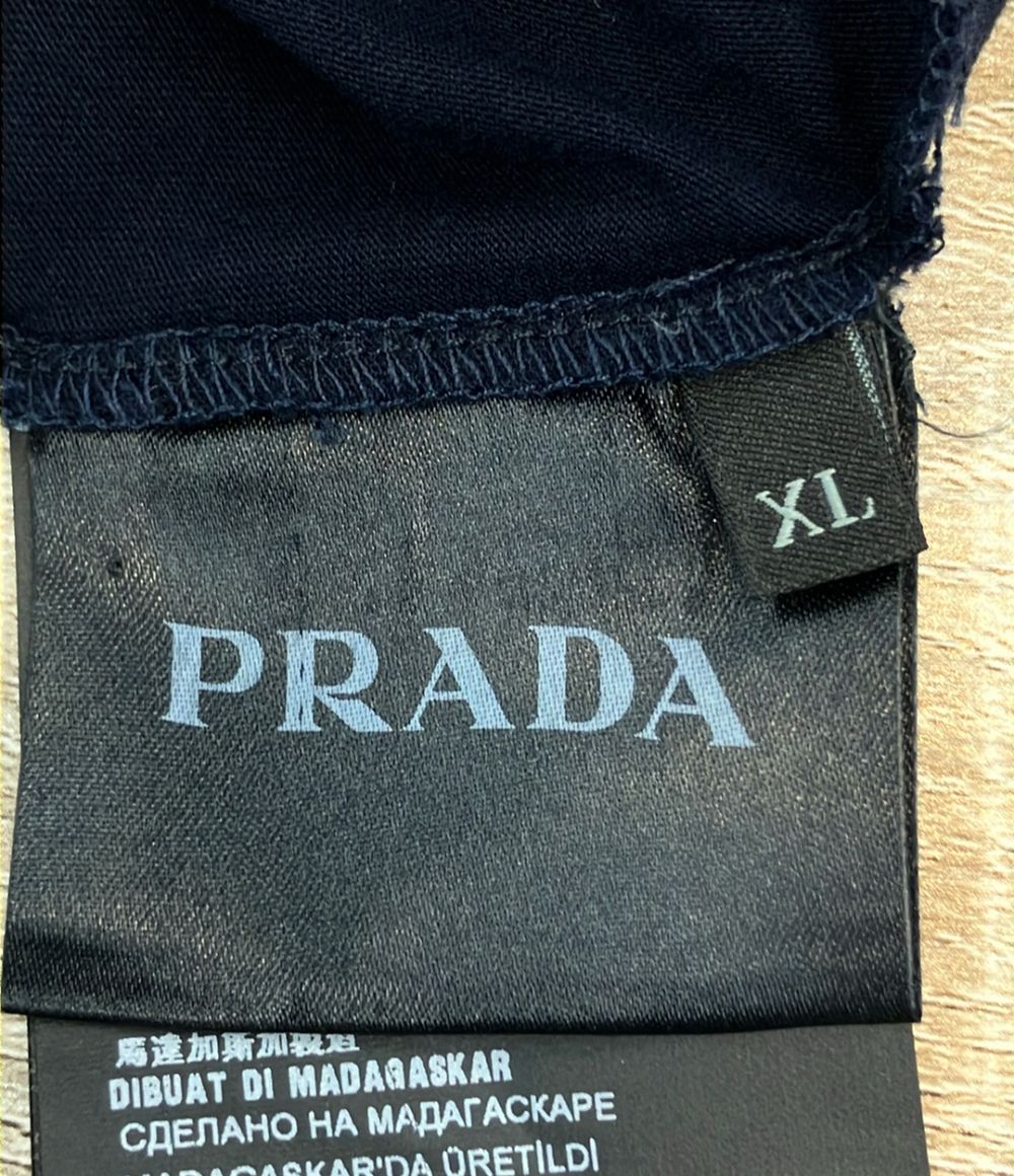 Prada Short Sleeve T-Shirt Triangle Logo XL — view 4