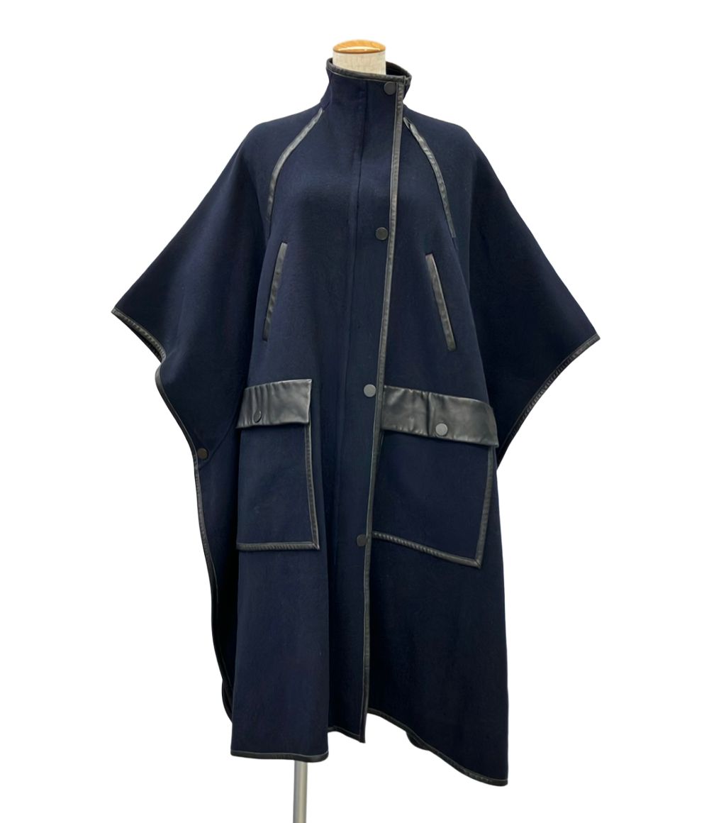 Max Mara Weekend Coat Poncho Tent A-Line Cucito Mano