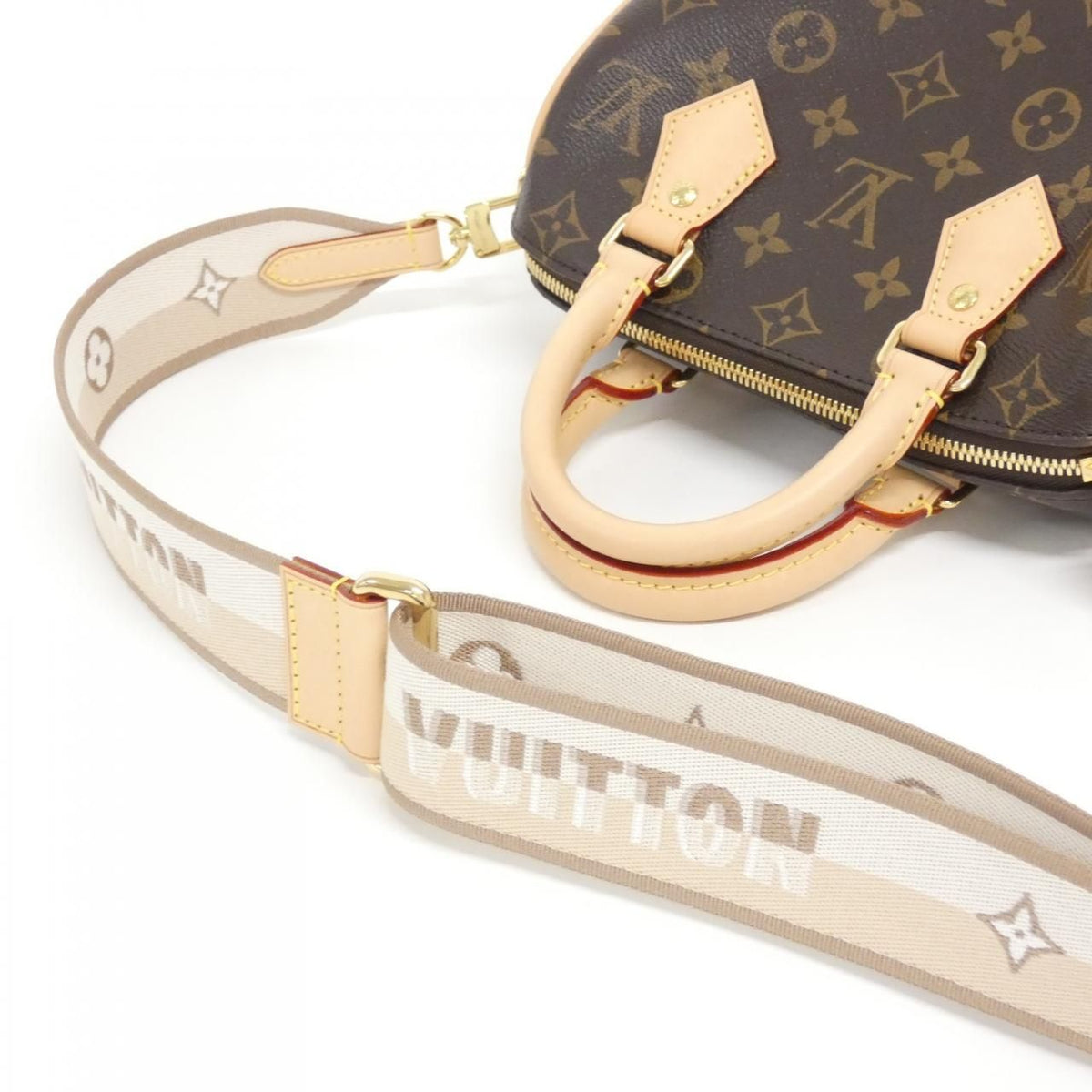 Louis Vuitton Monogram Speedy Bandouliere 20 Boston Bag — view 5