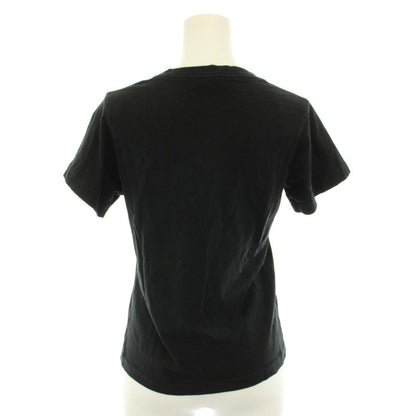 Balenciaga T-Shirt Crew Neck Short Sleeve Logo Print Black White S — view 3