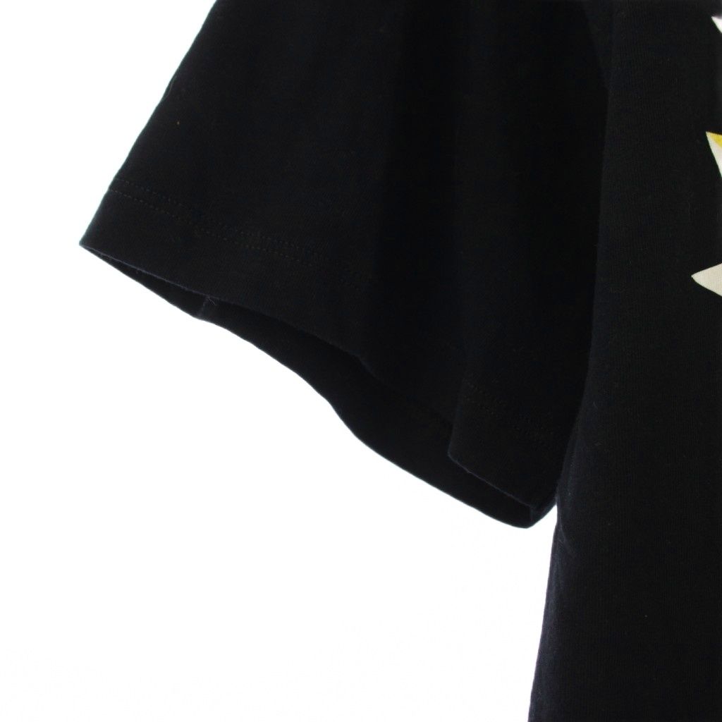 Gucci Star Burst Cotton T-Shirt Boost Short Sleeve Interlocking G Black XS — view 4
