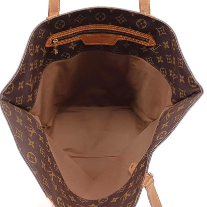 Louis Vuitton Sac Shopping Monogram Tote Shoulder Bag Brown — view 6