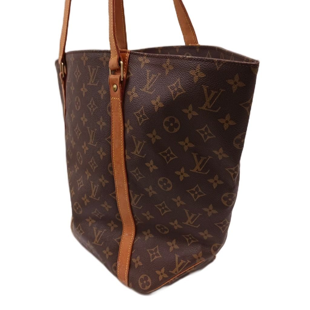 Louis Vuitton Sac Shopping Monogram Tote Shoulder Bag Brown — view 4
