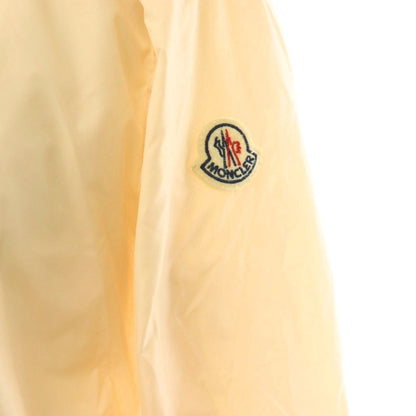 Moncler Lait Ruffle Nylon Jacket Zip Up Hood Pink Beige Black 1 — view 6