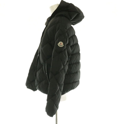 Moncler Arvouin Down Jacket Nylon Outer Hood Logo Accent Black 1 — view 2