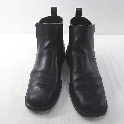 Gucci Short Boots Slit Black Leather — view 5