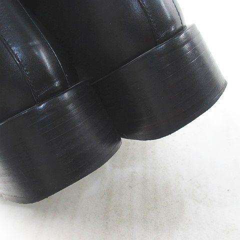 Gucci Short Boots Slit Black Leather — view 8